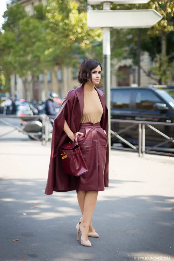 2-burgundy-leather-cape-with-leather-skirt
