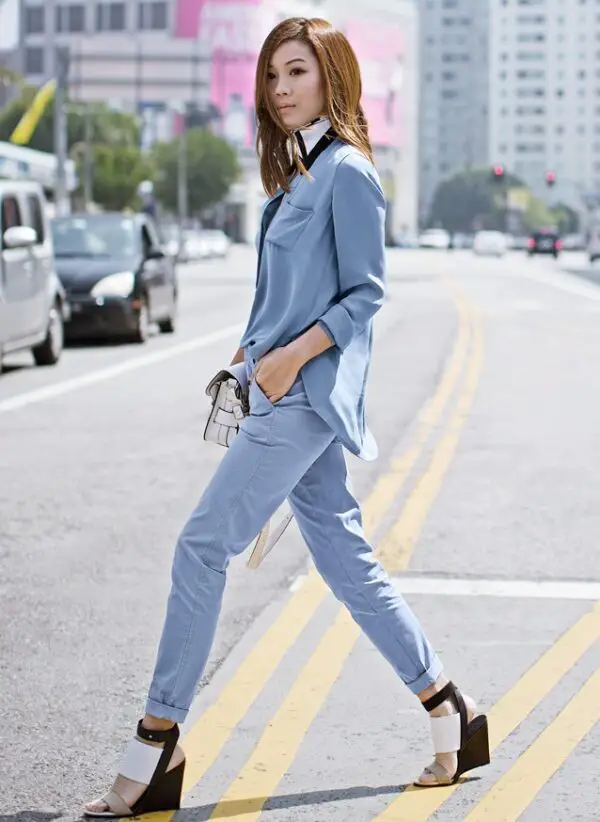 2-button-down-shirt-with-jeans-and-architectural-sandals