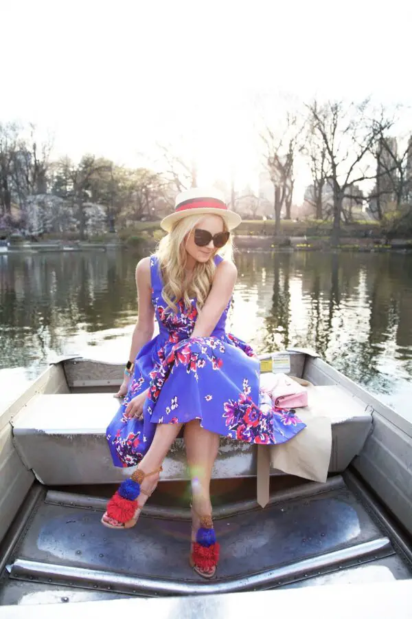 2-floral-dress-with-colorful-sandals