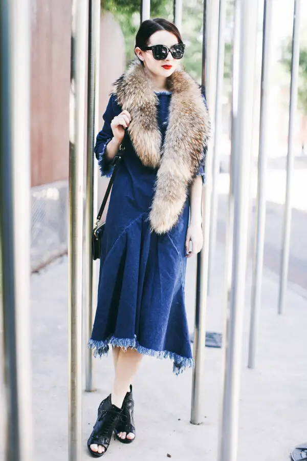 2-fur-scarf-with-vintage-dress-1
