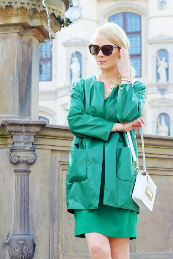 2-patent-leather-jacket-with-green-dress