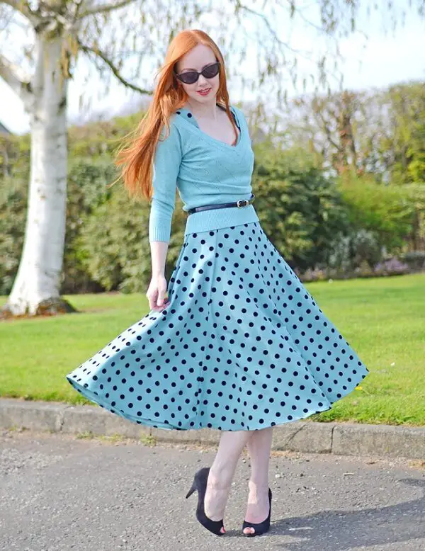 2-polka-dots-skirt-with-sweater