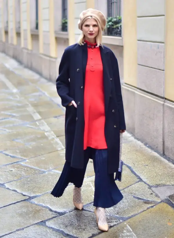 2-red-dress-with-navy-coat