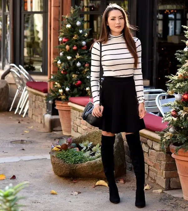 2-striped-sweater-with-full-skirt-and-skinny-jeans