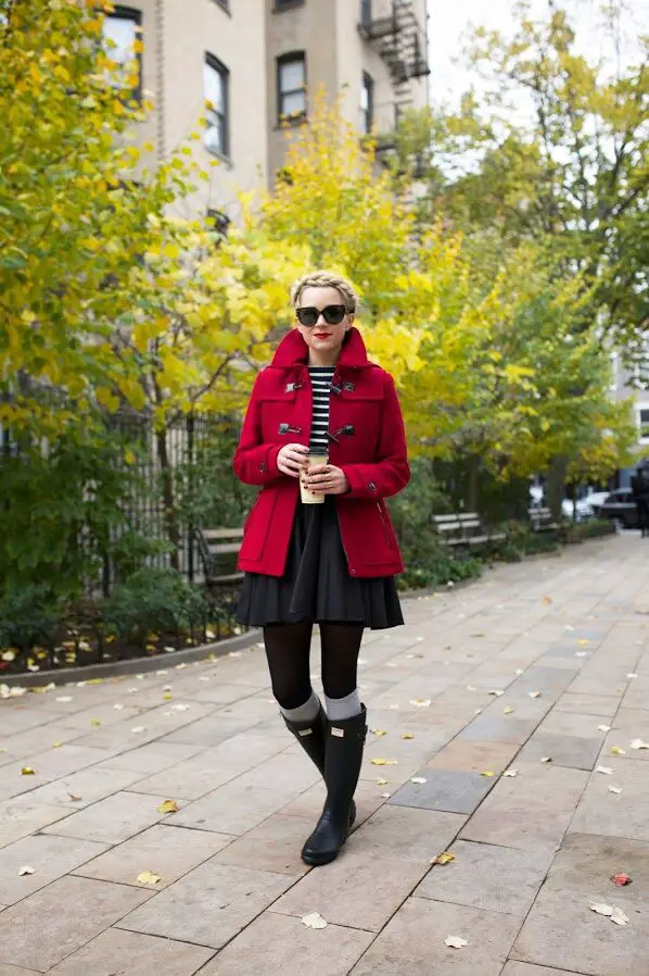 2-striped-top-with-duffel-coat-and-circle-skirt-with-rain-boots