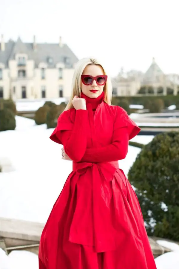 2-victorian-red-dress-with-cute-sunglasses