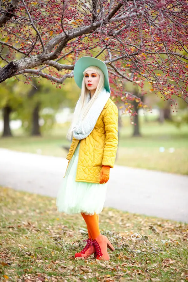 2-yellow-coat-with-colorful-outfit-1