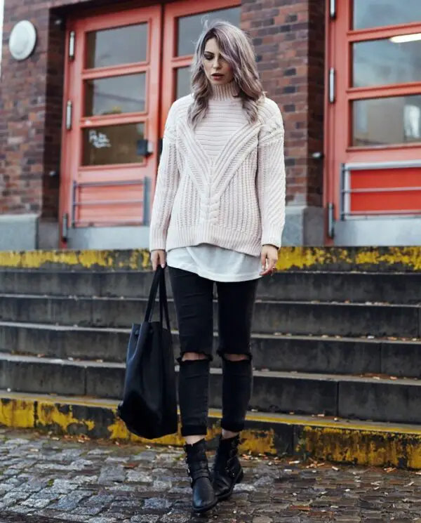 3-chunky-sweater-with-ripped-jeans