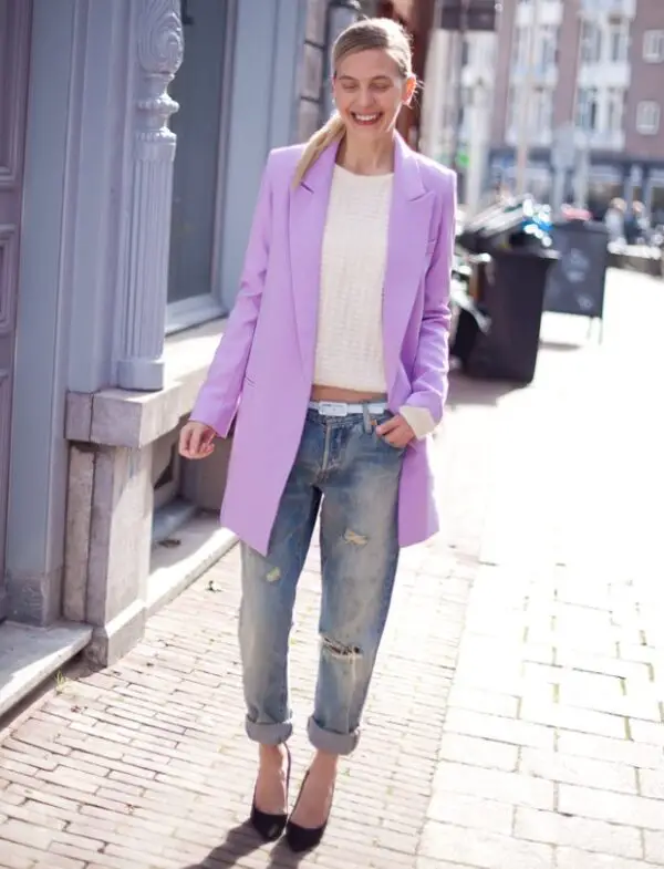 3-lavender-coat-with-distressed-jeans