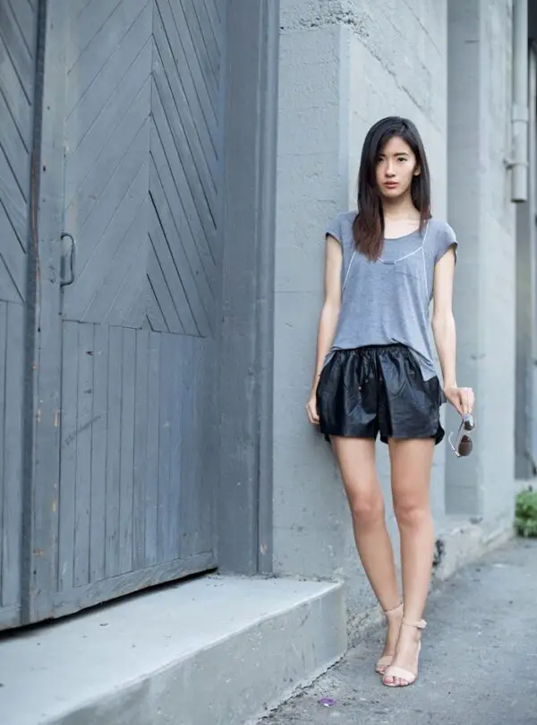 3-leather-shorts-with-gray-tee