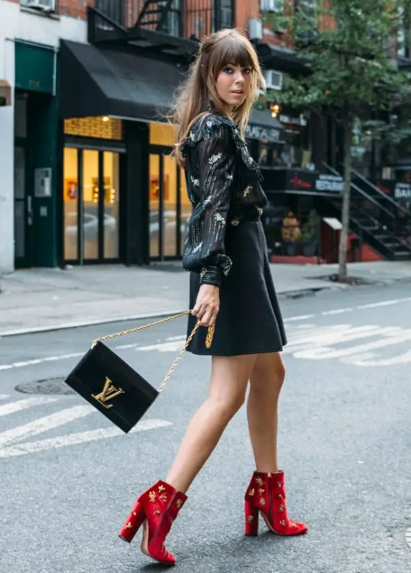 3-red-boots-with-creative-outfit-and-designer-bag