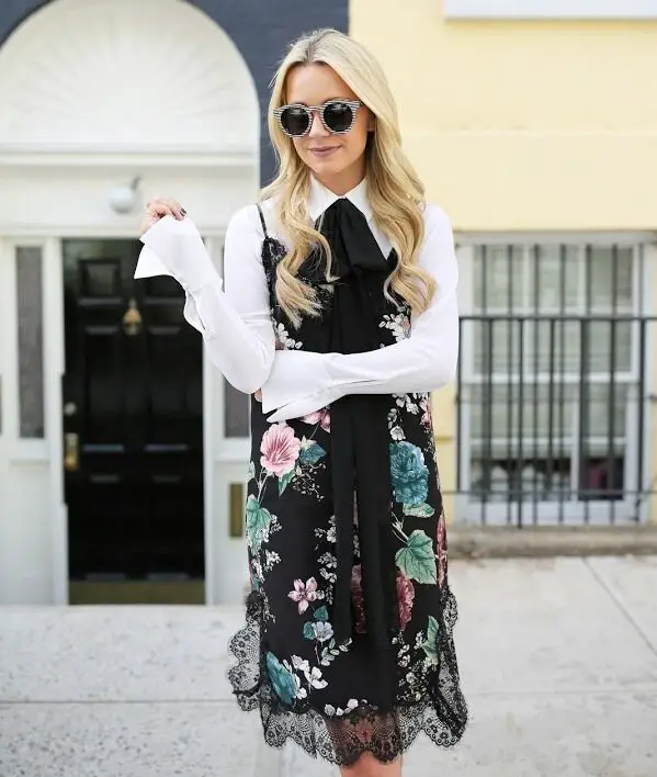 3-retro-floral-print-dress-with-button-down-blouse