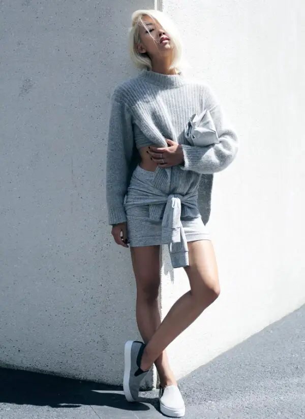 3-slip-on-sneakers-with-gray-knit-outfit