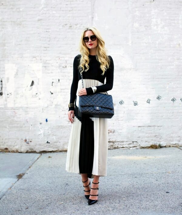 3-structured-bag-with-chic-paneled-dress