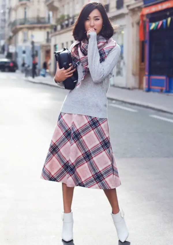 3-sweater-with-plaid-skirt
