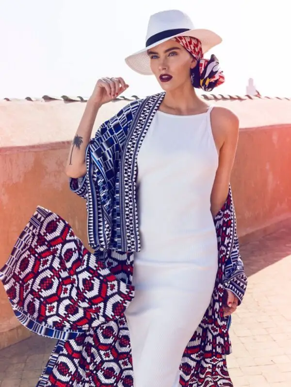 3-white-dress-with-tribal-shawl-and-hat