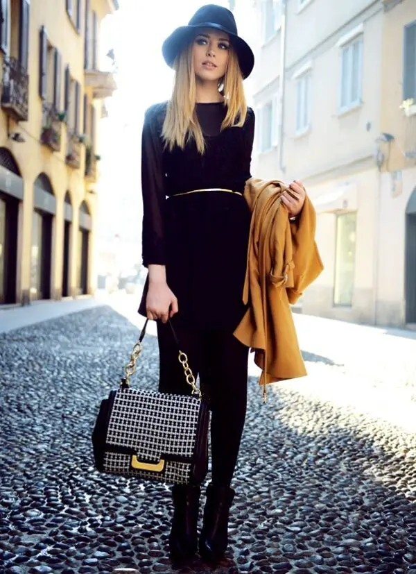 4-all-black-outfit-with-classy-handbag-and-hat