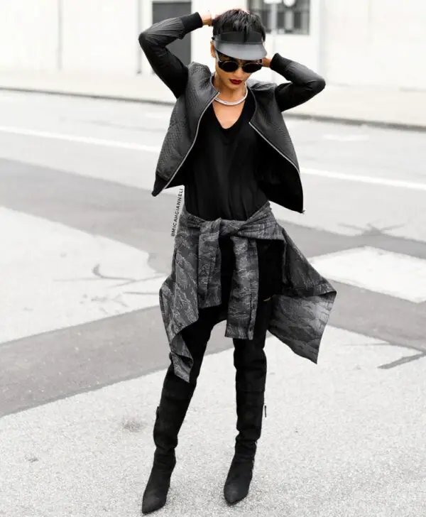 4-all-black-outfit-with-tied-gray-shirt