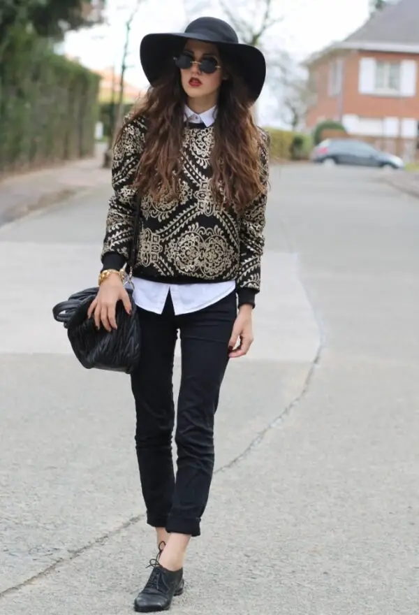 4-baroque-print-sweater-with-fall-outfit-and-oxfords