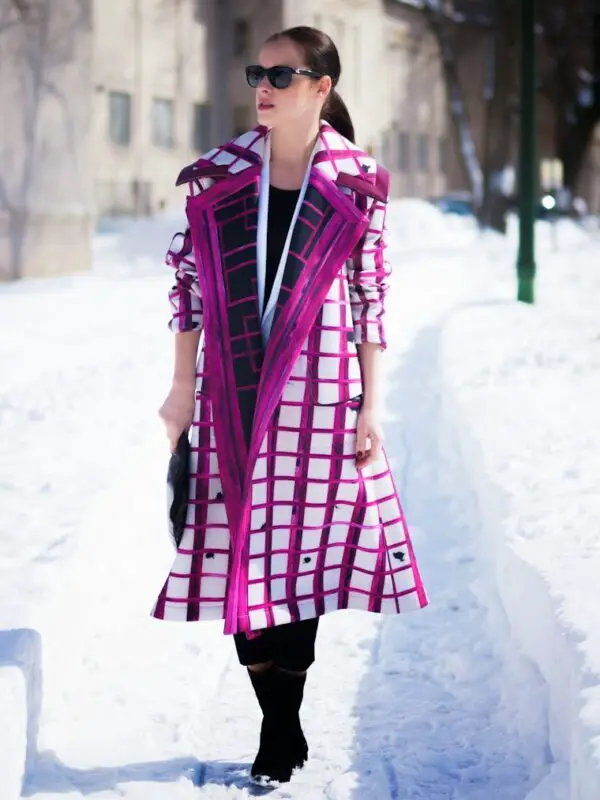 4-checkered-coat-with-winter-outfit