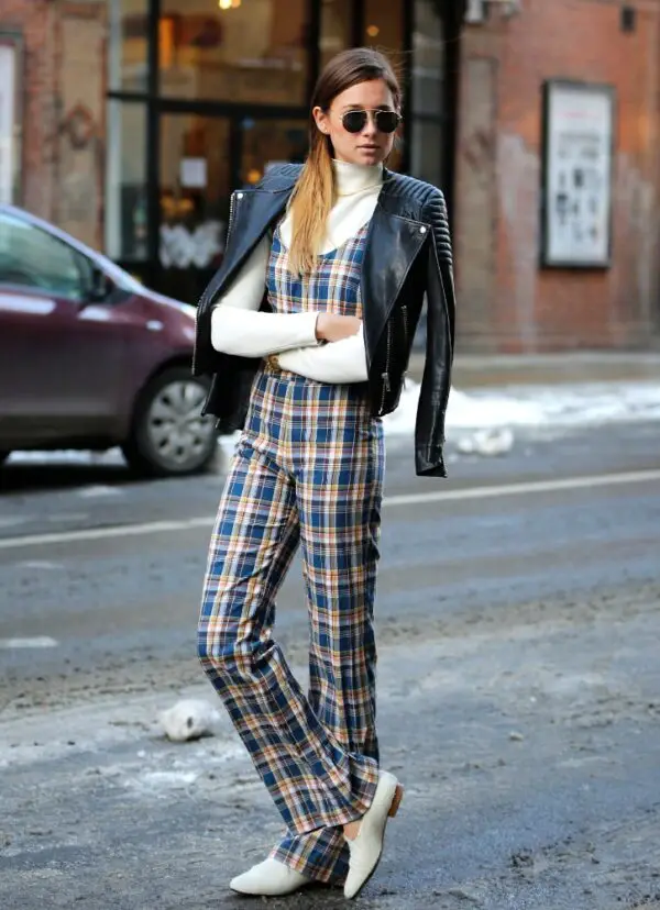 4-checkered-overalls-with-leather-jacket