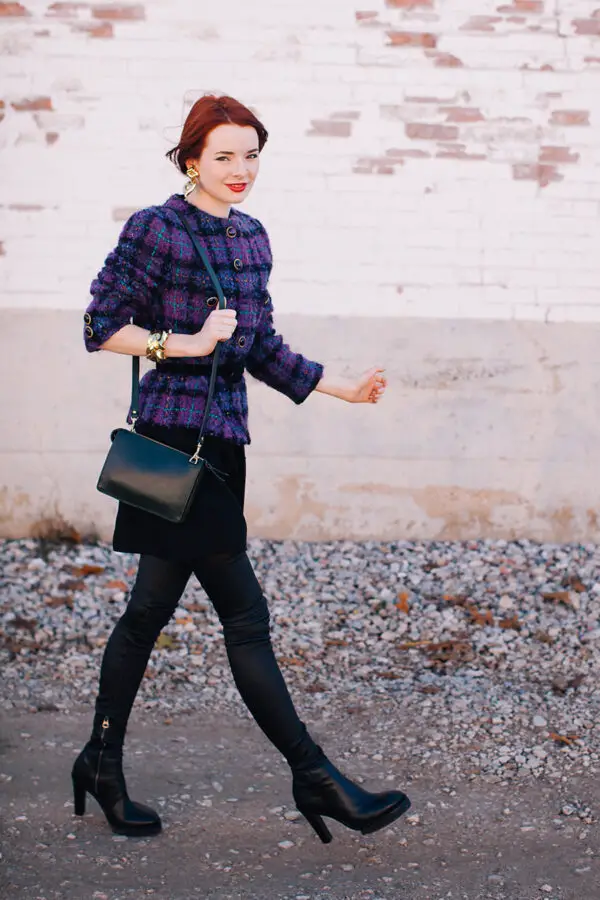 4-checkered-purple-top-with-black-skirt-1