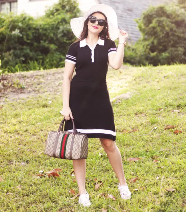 4-chic-hat-with-polo-dress-and-doctors-bag