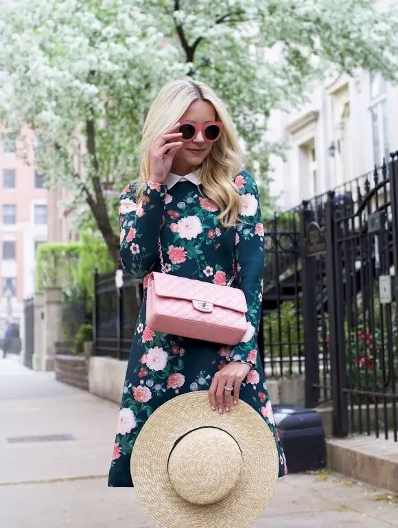 4-chic-spring-outfit-with-pink-designer-bag-and-hat