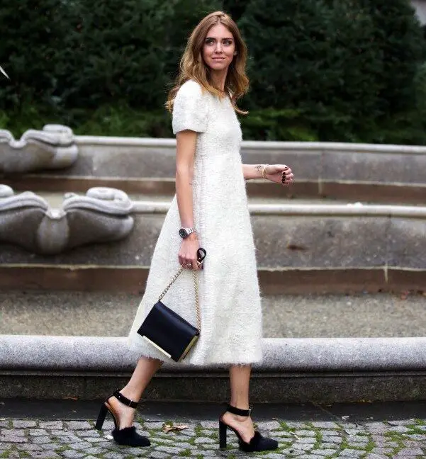 4-chic-white-dress-with-ankle-strap-sandals