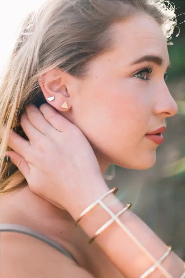 4-gold-cuff-with-dainty-earrings