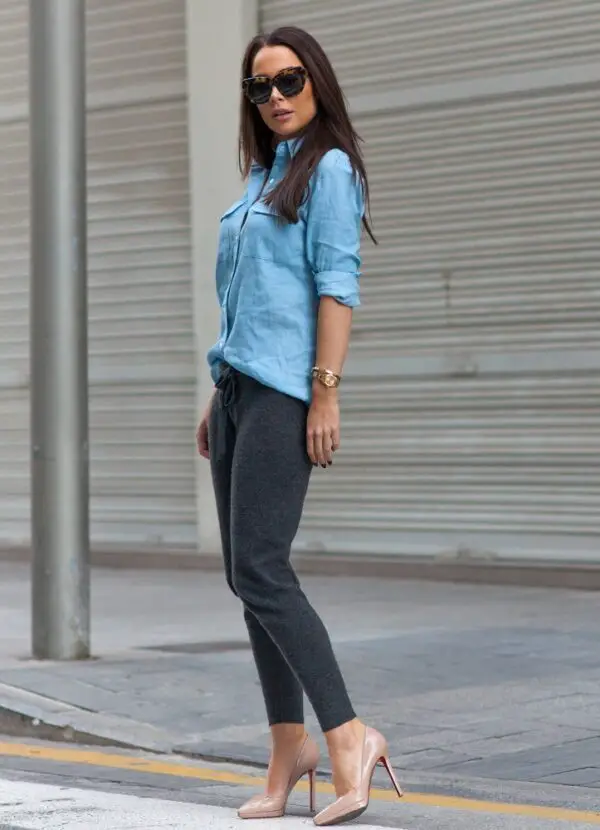 4-joggers-with-chambray-shirt