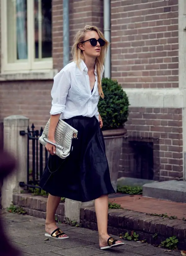 4-leather-midi-skirt-with-button-down-shirt