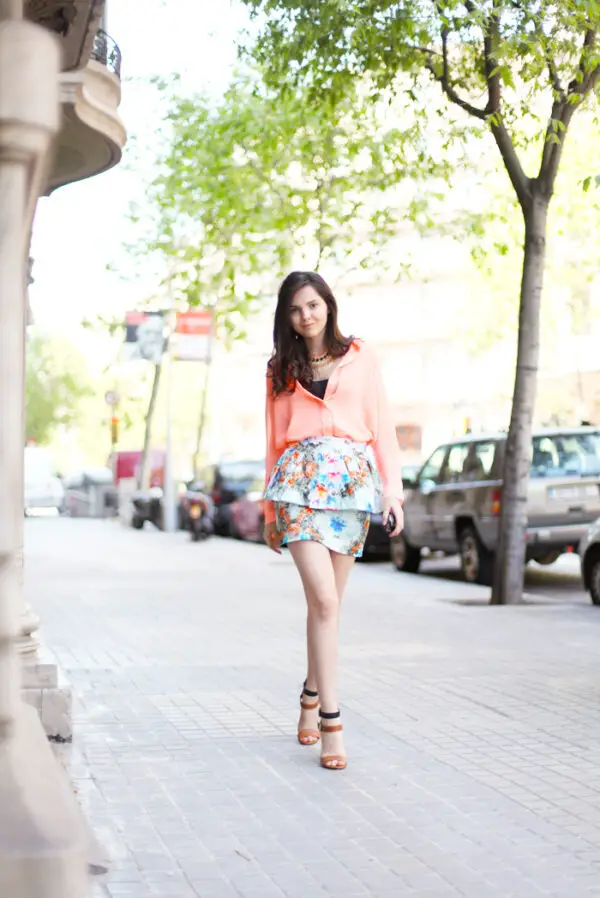 4-peplum-floral-skirt-with-coral-blouse