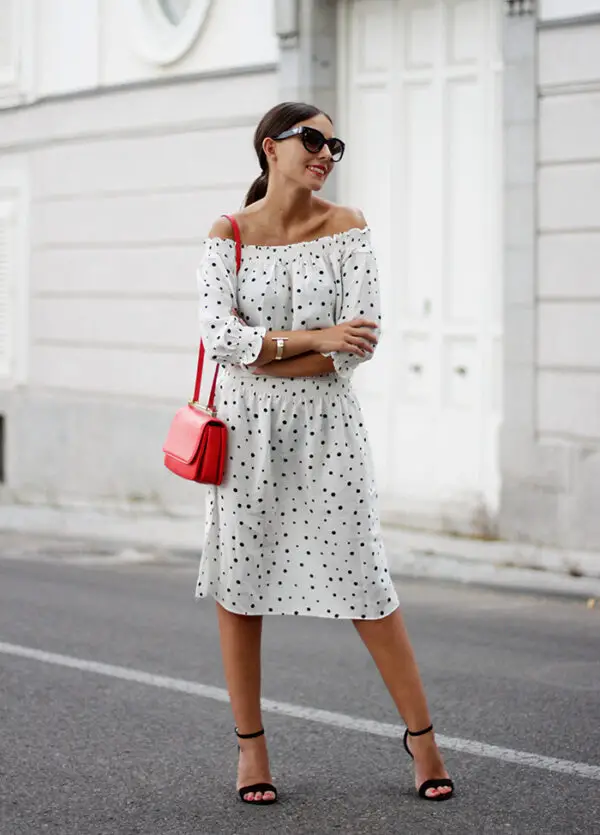 4-polka-dots-off-shoulder-dress-with-sling-bag