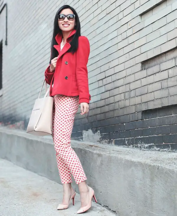 4-printed-pants-with-red-blazer