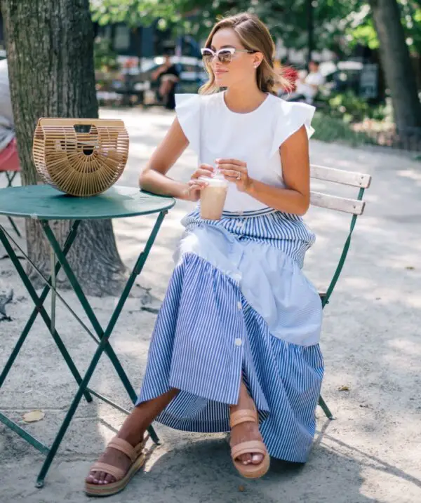 4-ruffled-sleeved-top-with-button-down-skirt
