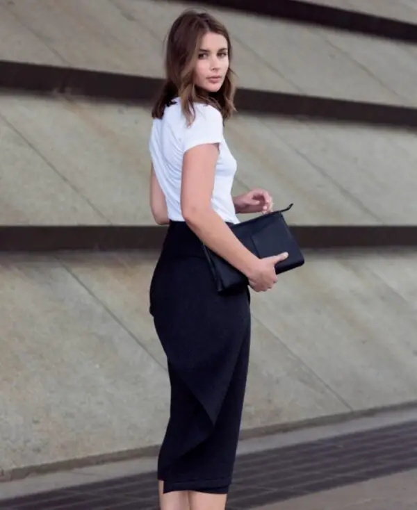 4-white-tee-with-minimalist-black-skirt