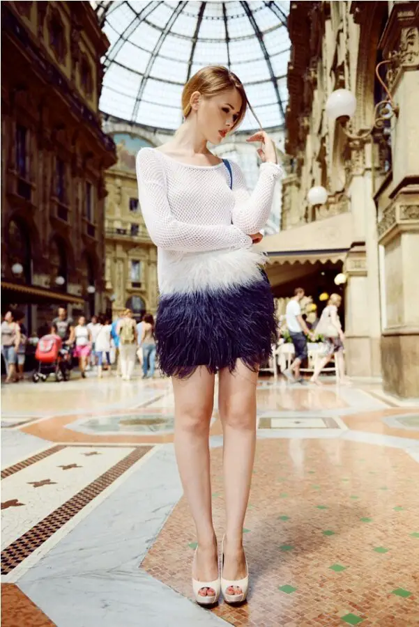 4-white-top-with-ombre-fur-skirt