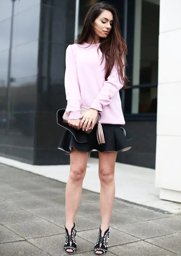 5-pastel-pink-sweater-with-neoprene-skirt