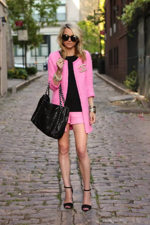 5-pink-top-with-pink-tweed-blazer-and-short-1