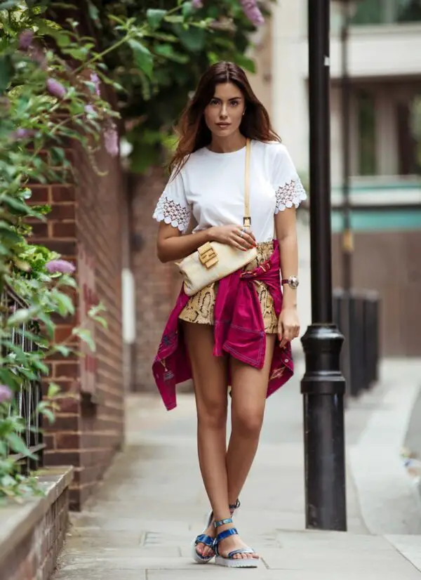 5-snake-print-shorts-with-crochet-top-1