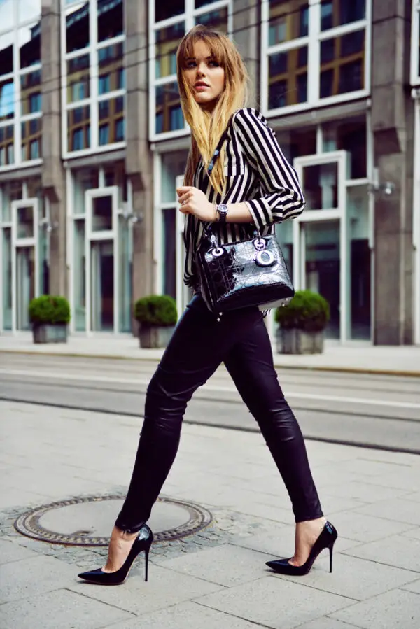 6-black-pumps-with-striped-top-and-skinny-pants
