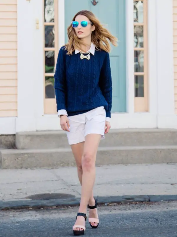 6-blue-sweater-with-chic-shorts