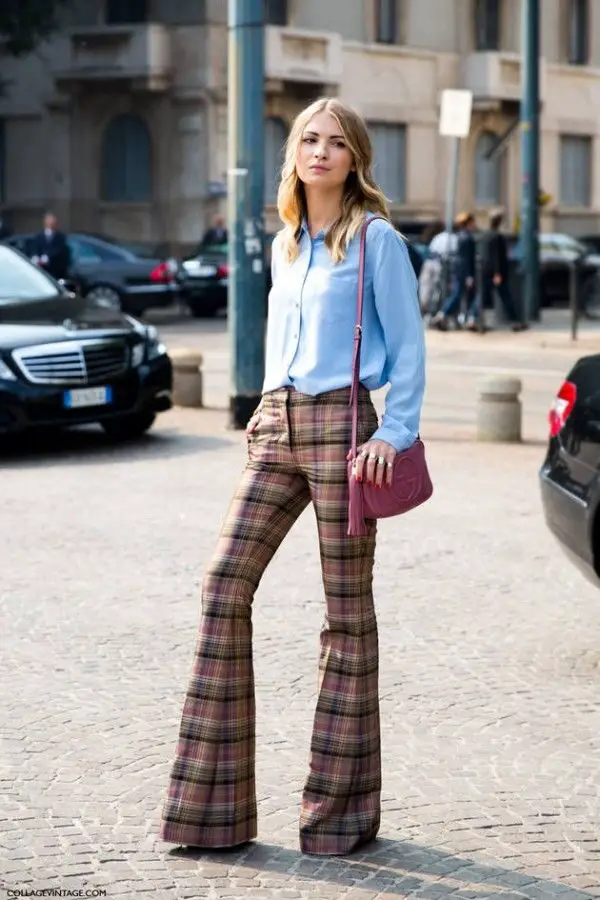 6-checkered-pants-with-blue-shirt