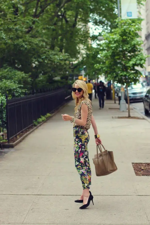 6-floral-pants-with-printed-top