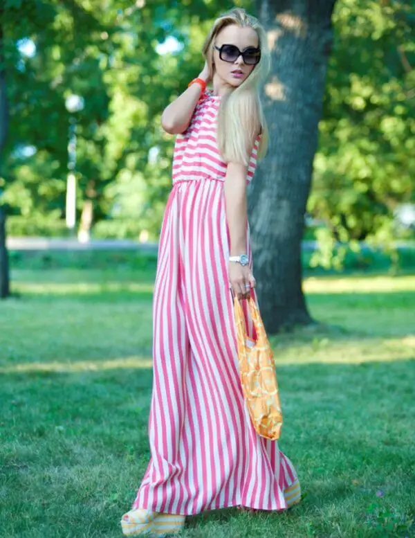6-striped-pink-maxi-dress-with-orange-fruit-bag