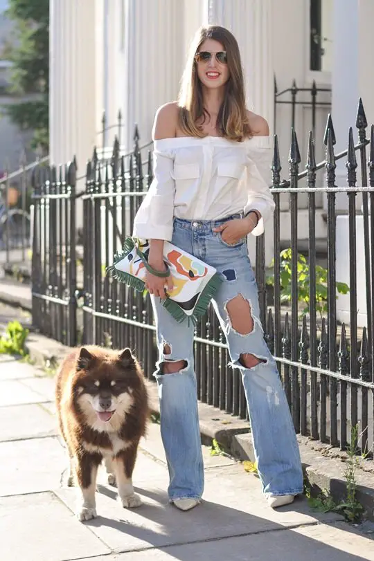 7-off-shoulder-top-with-ripped-flared-jeans-1