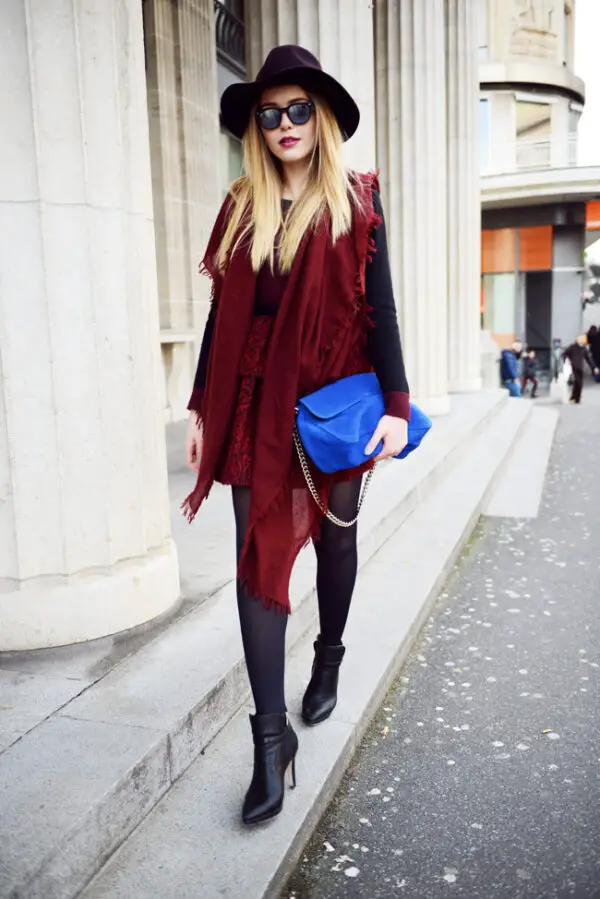 8-burgundy-scarf-with-pointy-boots-and-cobalt-blue-bag