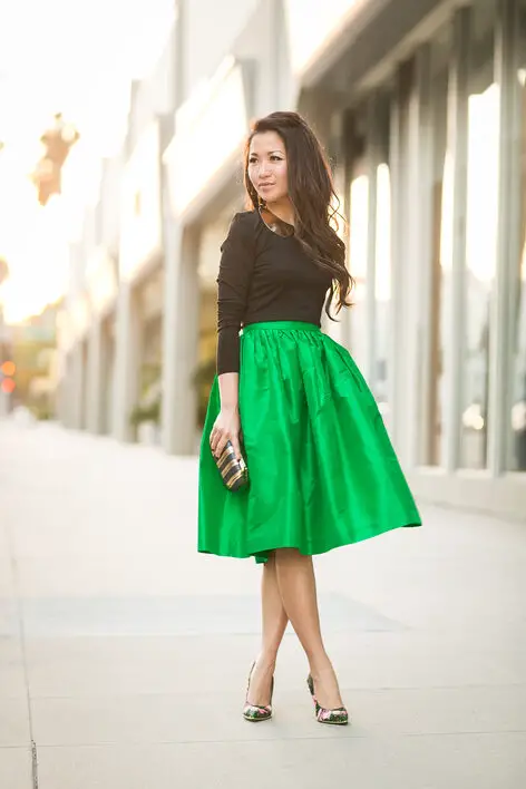 black-and-neon-green-skirt-wendy-nguyen