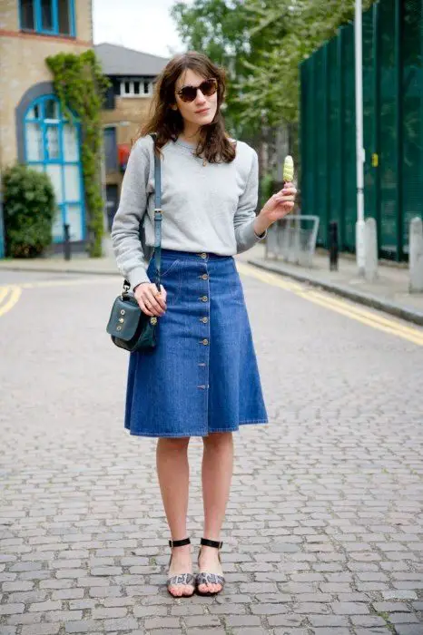 button-down-skirt